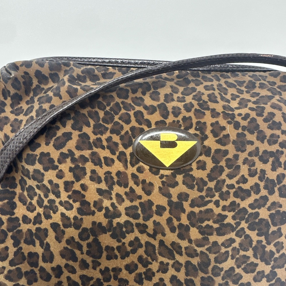 Vintage 1980s Bottega Venetta Crossbody Small Purse - Leopard Cheetah Print - Picture 3 of 12